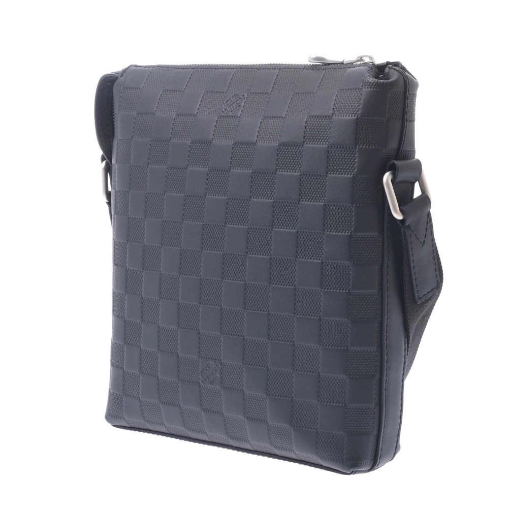 Louis Vuitton Bag Leather Damier Infini Shoulder Messenger Black Discovery